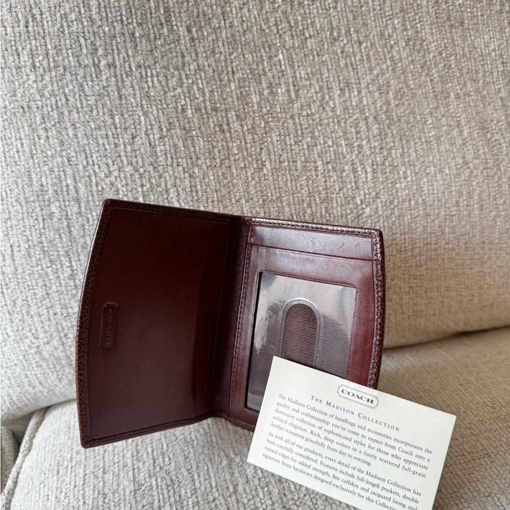 Coach Madison Beechnut Leather Wallet